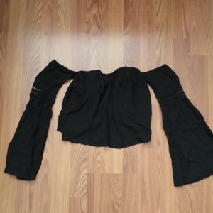 Off Shoulder Crop Top